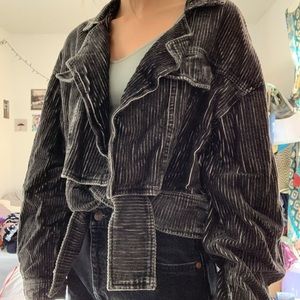 black and white jacket